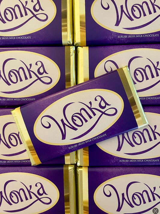WONKA Purple Bar with Golden Ticket (NonMetallic)
