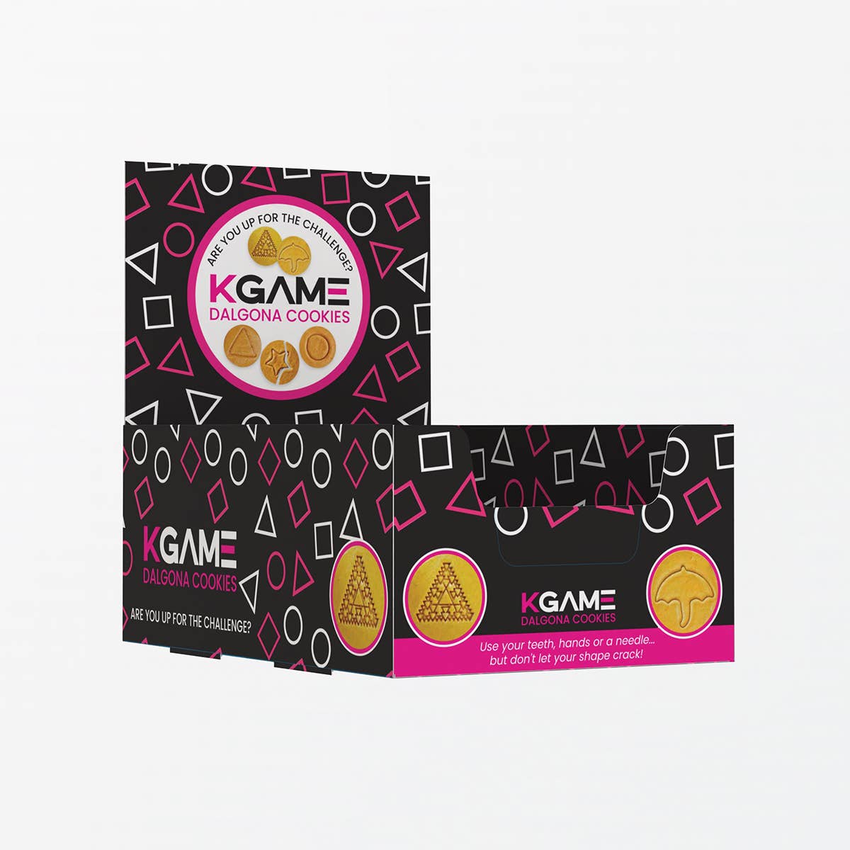 KGAME Dalgona Cookie Tin (2 Cookies) Viral Season 1 in PDQ