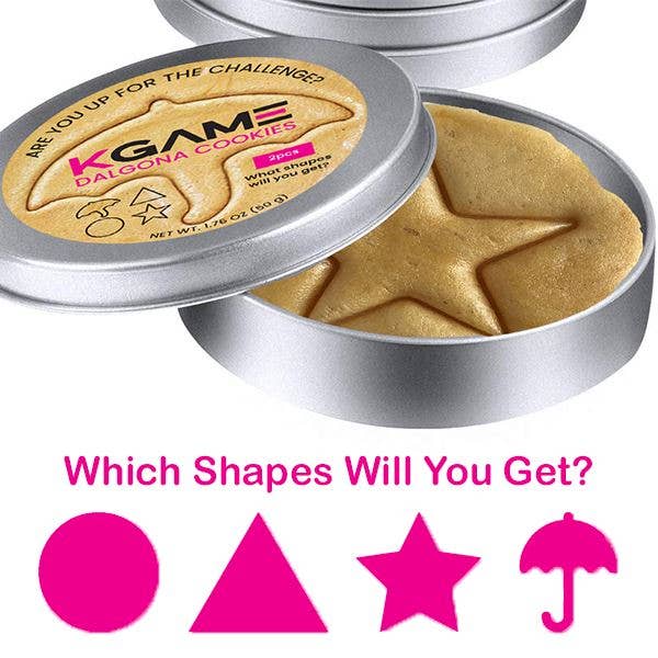 KGAME Dalgona Cookie Tin (2 Cookies) Viral Season 1 in PDQ