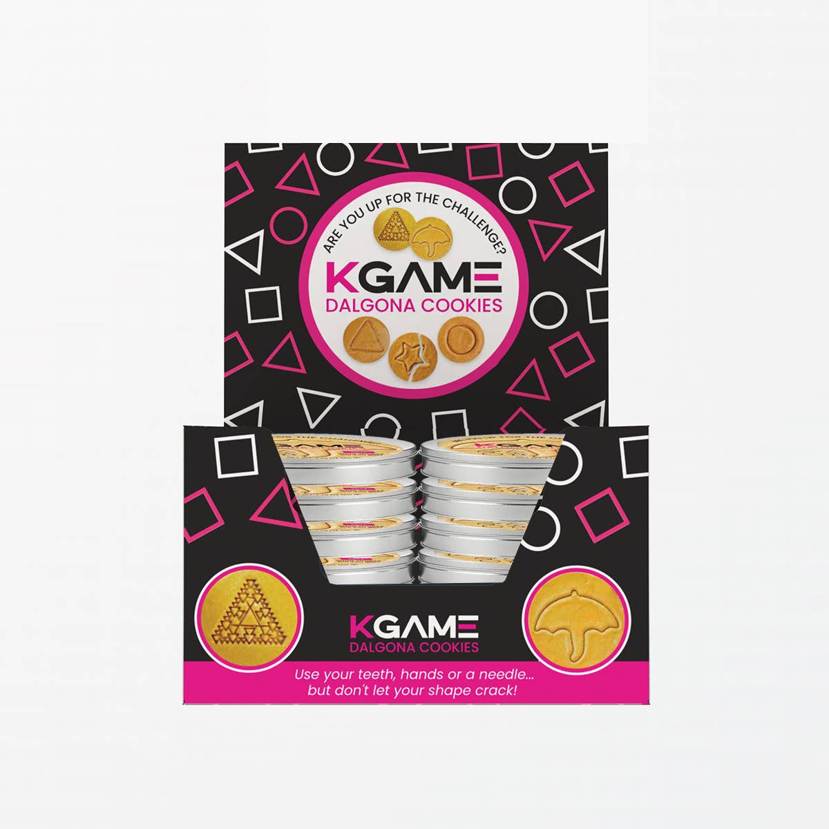 KGAME Dalgona Cookie Tin (2 Cookies) Viral Season 1 in PDQ