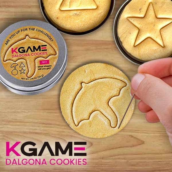 KGAME Dalgona Cookie Tin (2 Cookies) Viral Season 1 in PDQ