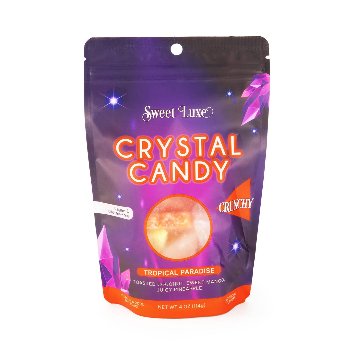 Sweet Luxe™ NEW Extra Crunchy Crystal Candy - Tropical Paradise Flavor Mix