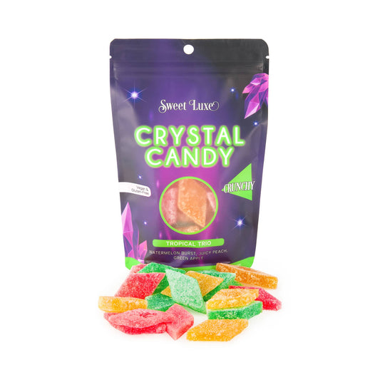 Sweet Luxe™ NEW Extra Crunchy Crystal Candy - Tropical Trio Flavor Mix