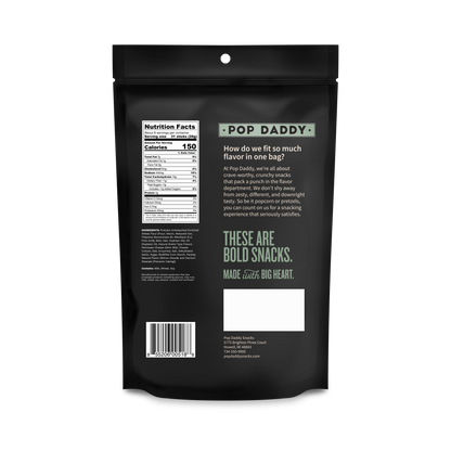 Pop Daddy – Garlic Parmesan Seasoned Pretzels 7.5oz