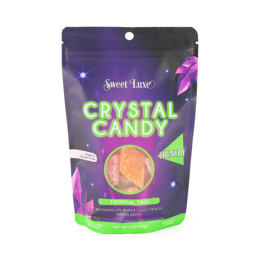 Sweet Luxe™ NEW Extra Crunchy Crystal Candy - Tropical Trio Flavor Mix