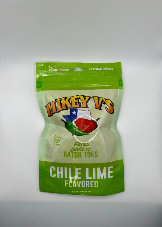 Gator Toes (Deep Fried Garlic) - Chile Lime Flavor: 3oz